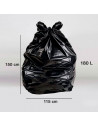 Tradineur - Pack de 10 bolsas de basura XXL, plástico reciclado, resistentes y antigoteo, ecológicas, reciclables, aptas para cu