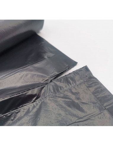 Tradineur - Pack de 10 bolsas de basura XXL, plástico reciclado, resistentes y antigoteo, ecológicas, reciclables, aptas para cu