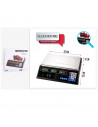 Tradineur - Báscula digital para cocina - Escala de frutas - Funciones Múltiples - Operaciones Cero, Tara - 40 kg Peso Max - 11