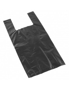 Tradineur - Pack de 54 bolsas de plástico tipo camiseta, reutilizables, recicladas, gran resistencia, cumplen normativa, grosor