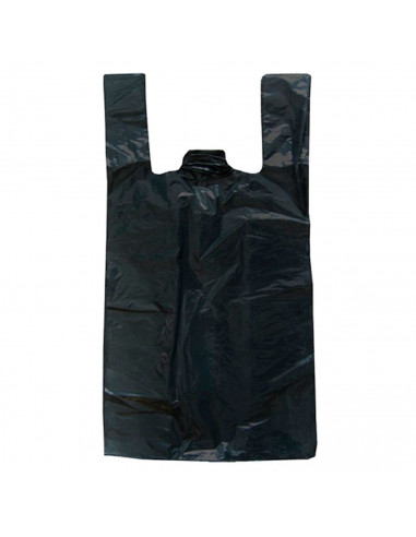 Tradineur - Pack de 54 bolsas de plástico tipo camiseta, reutilizables, recicladas, gran resistencia, cumplen normativa, grosor
