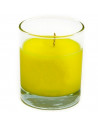 Tradineur - Vela perfumada con aroma de citronela, parafina, repelente de insectos, anti mosquitos, recipiente de cristal, durac