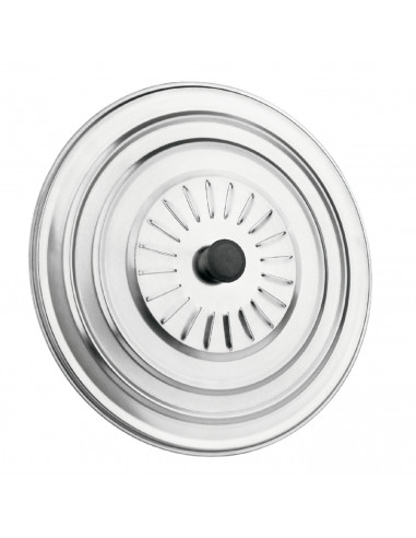 Tradineur - Tapa multiusos de acero inoxidable, diámetro 30 cm, tapa antisalpicaduras para sartén u otros recipientes de cocina,