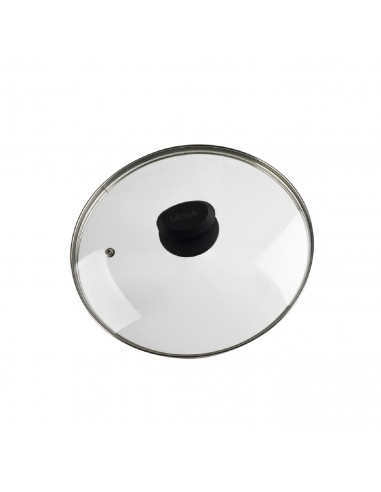 LifeStyle - Tapa de cristal templado con válvula de vapor para cacerola 30 cm