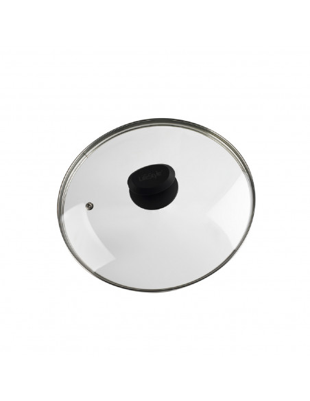 LifeStyle - Tapa de cristal templado con válvula de vapor para cacerola 30 cm