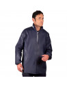 Tradineur - Chubasquero con capucha - Fabricado al 100% poliéster - Costura termoselladas - Talla XL, XXL - Color Azul Oscuro