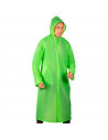Tradineur - Chubasquero con capucha - Fabricado al 100% poliéster - Costura termoselladas - Talla XL, XXL - Color Verde