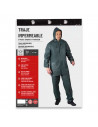Tradineur - Chubasquero de 2 piezas con capucha - Fabricado al 100% poliéster - Costura termoselladas - Talla XL, XXL - Color Ve