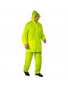 Tradineur - Chubasquero de 2 piezas con capucha - Fabricado al 100% poliéster - Costura termoselladas - Talla XL, XXL - Color Am