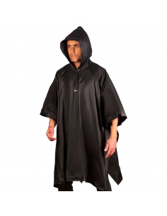 Tradineur - Poncho de moto impermeable con capucha - Fabricado al 100% poliéster - Costura termoselladas - Talla XL, XXL - Color
