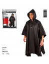 Tradineur - Poncho de moto impermeable con capucha - Fabricado al 100% poliéster - Costura termoselladas - Talla XL, XXL - Color
