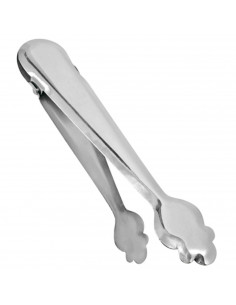 Tradineur - Pinza de hielo profesional, acero inoxidable, extra fuerte, compatible con cubitera, cocina, bar, restaurante, hoste