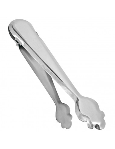 Tradineur - Pinza de hielo de acero inoxidable, compatible con cubitera, cocina, bar, restaurante, hostelería, apta para lavavaj