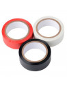 Tradineur - Pack de 3 cintas aislantes autoadhesivas de pvc, instalaciones eléctricas, reparar, proteger y agrupar cables, brico