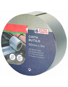 Tradineur - Cinta adhesiva de butilo, extra fuerte, impermeable, sellador multiusos, reparar fugas de agua, grietas, juntas, bri