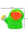 Tradineur - Set de regadera, pala y rastrillo de playa, plástico, juguete infantil, jugar en la arena, parque, jardín, regalo pa