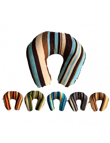 Tradineur - Cojín/Almohada cervical - Diseño a ergonómico - Fabricado en España - 30 x 30 cm - Color Aleatorio