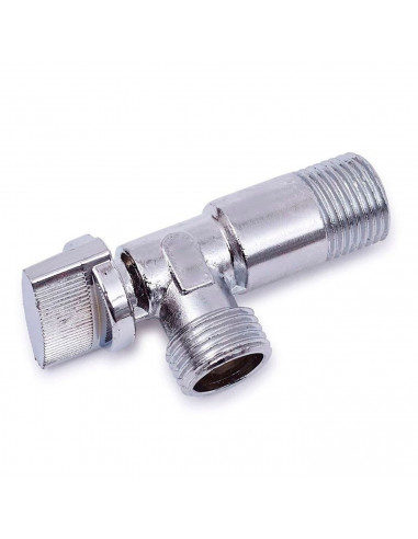 Tradineur - Llave de escuadra para grifos de 1/2" - Fabricación de acero - Herramienta definitiva para fijar sujetadores industr