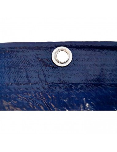 Tradineur - Toldo multiusos impermeable de polietileno, lona de protección con ojales de aluminio, esquinas reforzadas, resisten