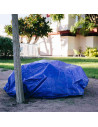 Tradineur - Toldo multiusos impermeable de polietileno, lona de protección con ojales de aluminio, esquinas reforzadas, resisten