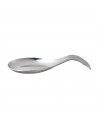LifeStyle  - Soporte para cucharas de acero inoxidable 21 x 8,5 cm, reposa cucharas, soporte metálico para utensilios de cocina,