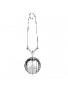 Tradineur - Filtro de té bola dura de acero inoxidable 5 cm apto para lavavajillas