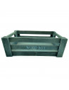 Tradineur - Caja de madera con asas "Wood Box" - Almacenamiento y organización - Caja Multiusos, Decoración, Herramientas, cocin