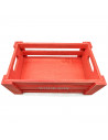 Tradineur - Caja de madera con asas "Wood Box" - Almacenamiento y organización - Caja Multiusos, Decoración, Herramientas, cocin