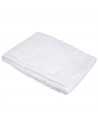 Tradineur - Sábana bajera ajustable de 50% algodón y 50% poliéster para cama de 105, especial pieles sensibles, suave y transpir