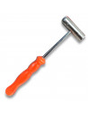 Tradineur - Mini Martillo Bola - Fabricado en Acero - Longitud 18 cm - Mango ergonomico de plástico - Ideal para obras de bricol