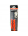 Tradineur - Mini Martillo Bola - Fabricado en Acero - Longitud 18 cm - Mango ergonomico de plástico - Ideal para obras de bricol