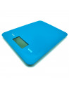 Tradineur - Bascula digital Slim para cocina - Max 5 kg - Pantalla LCD - Volumen de Agua y Leche - Batería Incluida - Botón Táct