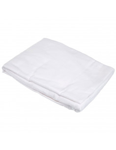 Tradineur - Sábana bajera ajustable, 50% algodón y 50% poliéster, válida para cama de 90, especial pieles sensibles, suave y tra