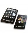 Tradineur - Bascula digital para cocina - Max 5 kg - Pantalla LCD - Batería Incluida - Botón Táctil - 23 x 15 cm - Modelo Aleato