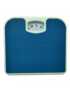 Tradineur - Bascula analógica de baño - Peso Máximo 130 kg - Bascula de uso domestico - 4,5 x 26,5 x 24 cm - Color Surtido