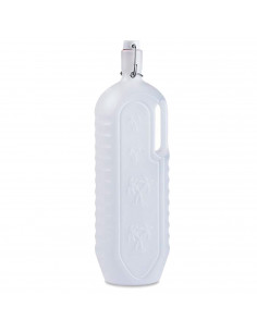 Tradineur - Botella de plástico con asa - Disponible tapón a presión y asa - Fabricado en plástico (PP) - Capacidad de 2 Litros