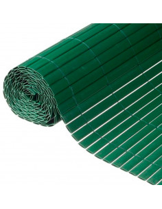 Tradineur - Valla doble cara PVC decorativa de jardín - Borde para césped, plantas, flores, decoración de exterior - 1 x 3 Metro