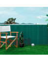 Tradineur - Valla doble cara PVC decorativa de jardín - Borde para césped, plantas, flores, decoración de exterior - 1 x 3 Metro