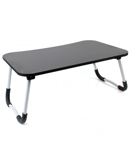 Tradineur - Bandeja plegable para cama - Fabricado en Madera - Disfruta de tus actividades en la comodidad de la cama - 60 x 40