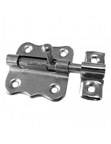 Tradineur - Cerrojo para puerta - Pestillo multifunción de acero inoxidable - Pasador de seguridad, fácil colocación mediante to