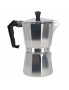 Cafetera italiana de aluminio de 3 tazas, 150 ml, con tapa transparente, cafetera clásica italiana apta para todo tipo de cocina