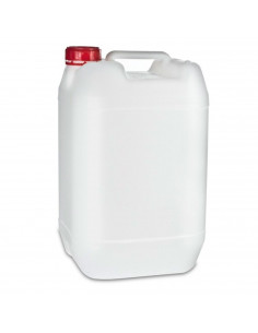 Tradineur - Garrafa Cuadrada - Fabricado en plástico - Apto para uso alimentario - ideal para almacenar y transportar agua, bebi
