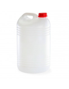 Tradineur - Garrafa Redonda - Fabricado en plástico - Apto para uso alimentario - ideal para almacenar y transportar agua, bebid