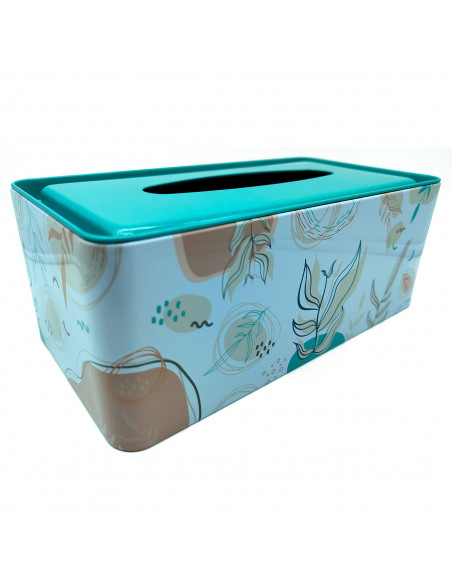 Tradineur - Caja de pañuelo de metal - Diseño Ramas - Ideal para su uso en el baño, el dormitorio, la sala de estar, la oficina Tradineur - Caja de pañuelo de metal - Diseño Ramas - Ideal para su uso en el baño, el dormitorio, la sala de estar, la oficina