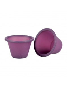 LifeStyle - Pack de 4 flaneros de silicona 8 x 6 cm unidad apto para horno y lavavajillas