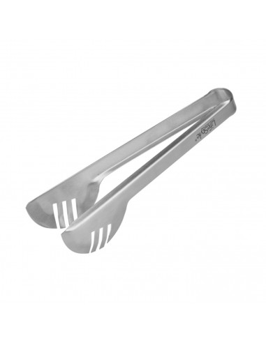 Tradineur - Pinzas para ensaladas o espaguetis de acero inoxidable, pinzas de cocina, 24 x 5 x 7 cm