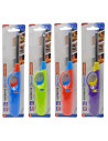 Tradineur - Encendedor electrónico recargable, encender cocinas de gas, mechero, barbacoa, hornillo de camping, bloqueo segurida