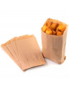 Tradineur - Pack de 40 bolsas de papel kraft para alimentos, biodegradables, compostables, reutilizables, aptas para uso aliment