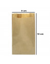 Tradineur - Pack de 40 bolsas de papel kraft para alimentos, biodegradables, compostables, reutilizables, aptas para uso aliment