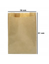Tradineur - Pack de 20 bolsas de papel kraft para alimentos, biodegradables, compostables, reutilizables, aptas para uso aliment